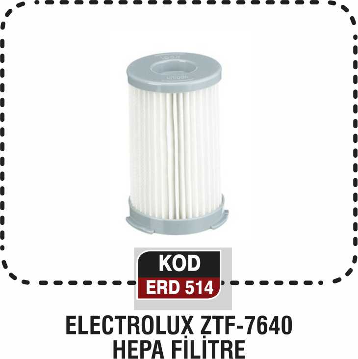 ELECTROLUX ZTF-7640 HEPA FİLTRE ERD 514