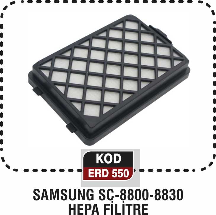 SAMSUNG SC-8800-8830 HEPA FİLİTRE ERD 550